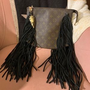 Vintage Boho Bags LV Clutch